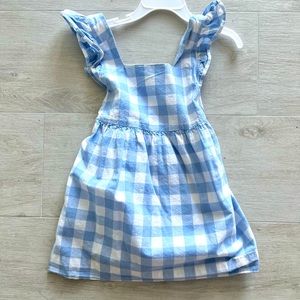 Neck and neck plaid dress 2-3 years